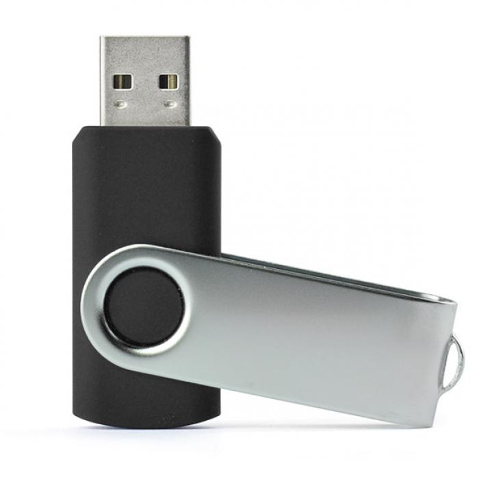 USB atmintinė 16 GB juoda