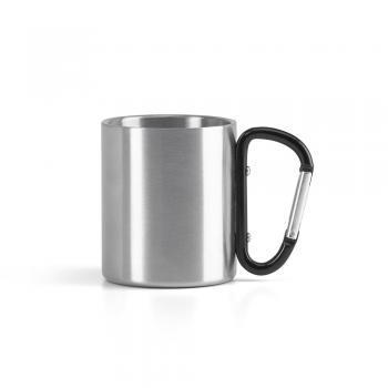 Metalinis puodelis su karabinu