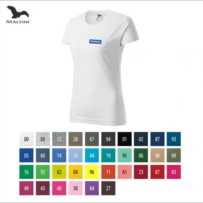 Moteriški marškinėliai su logotipo spauda