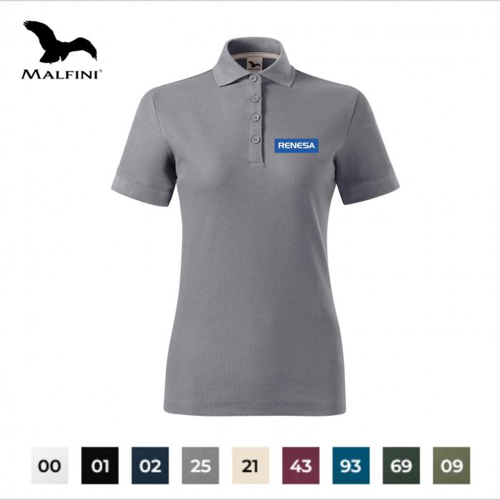 Moteriški Polo marškinėliai su logotipo spauda