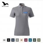 Moteriški Polo marškinėliai su logotipo spauda