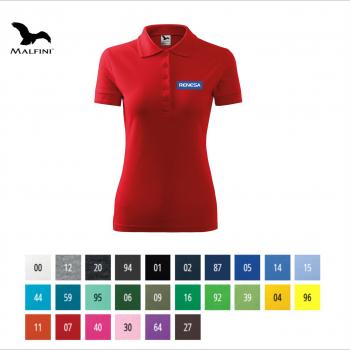 Moteriški Polo marškinėliai su logotipo spauda