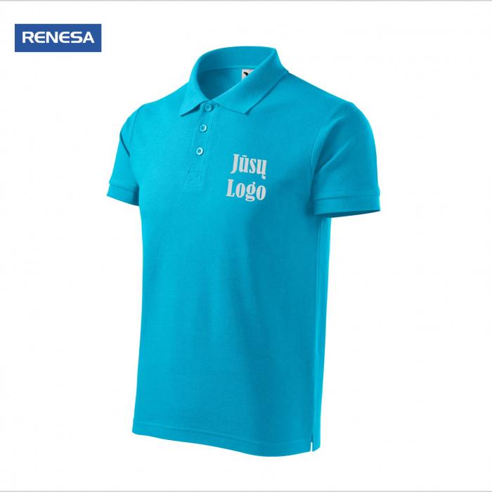 Renesa drabuziai su logotipo spauda