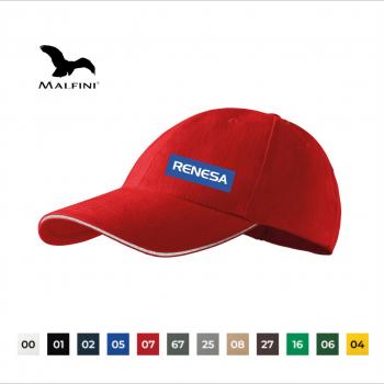 Reklaminės kepurėlės su logotipo spauda