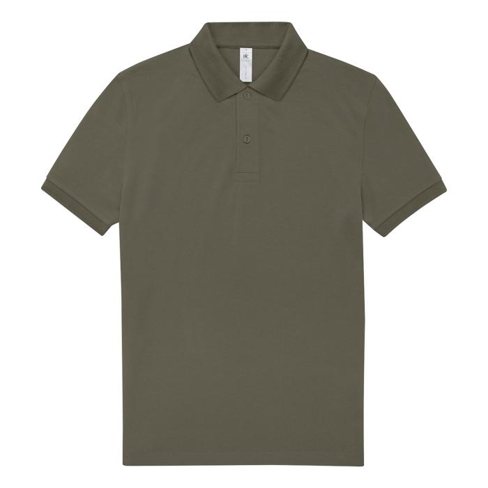 Polo marškinėliai Camo Green su siuvinėjimu