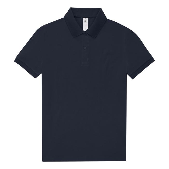 Moteriški Polo marškinėliai su siuvinėjimu Navy