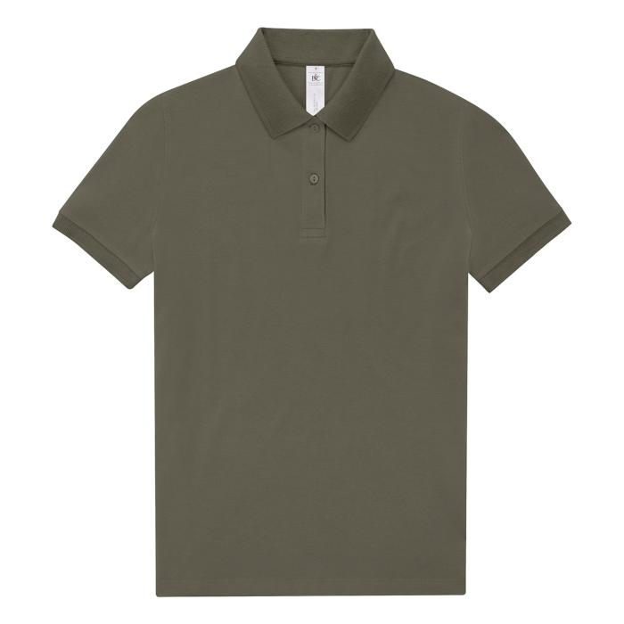 Moteriški Polo marškinėliai, Camo Green