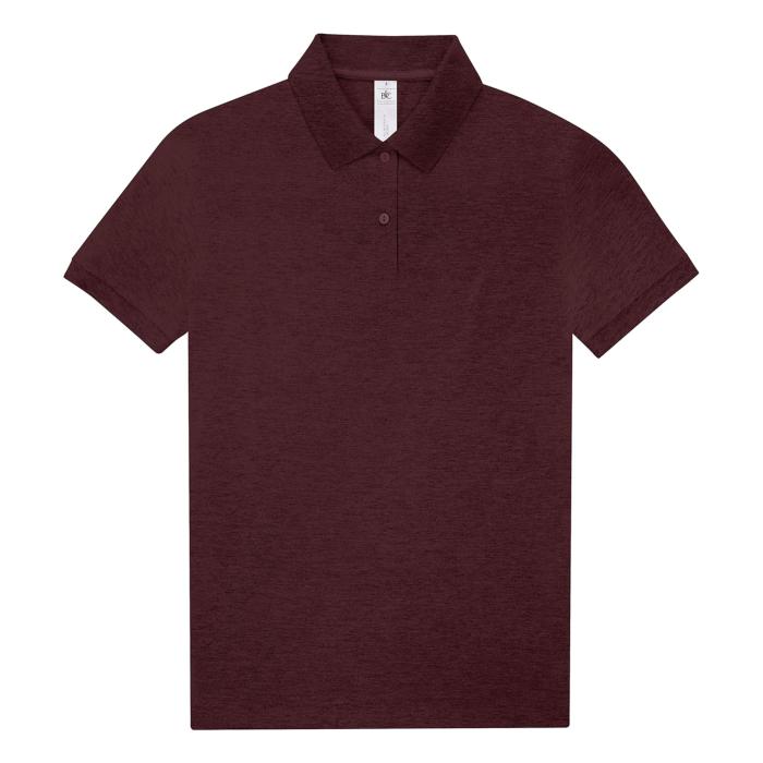 Moteriški Polo marškinėliai, Heather Burgundy