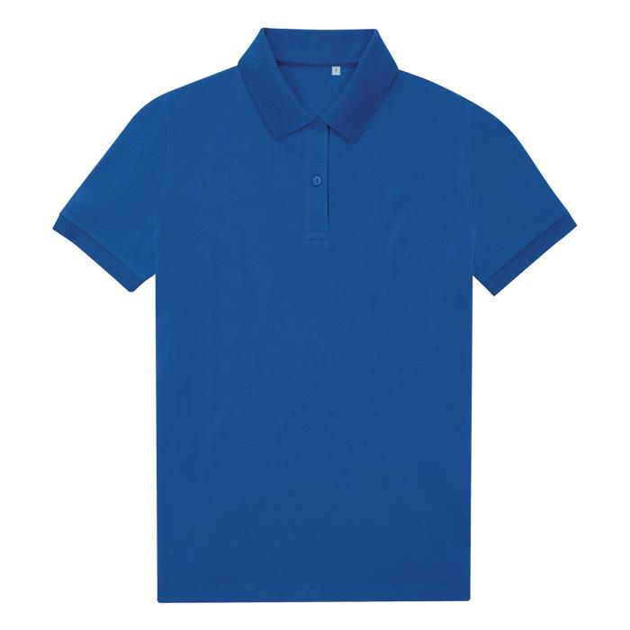 Moteriški Polo marškinėliai su logo spauda