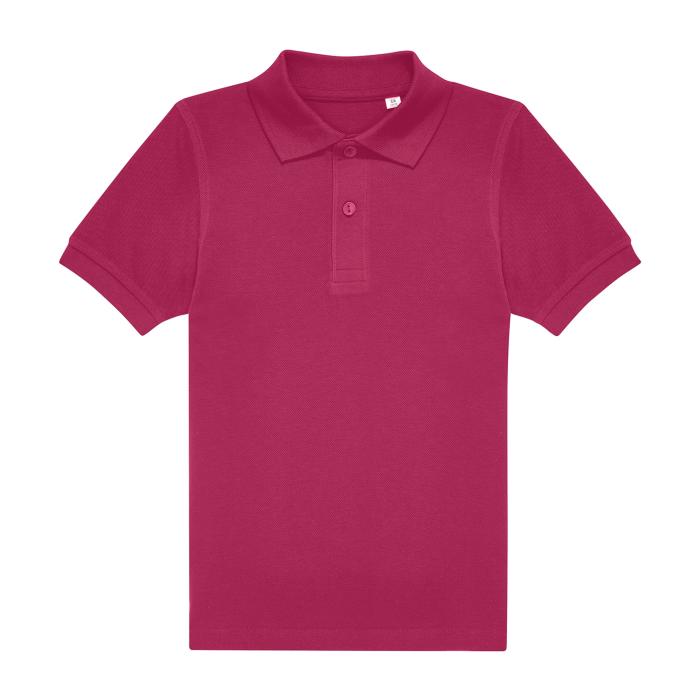 Polo marškinėliai mergaitėms, Meta Fuchsia