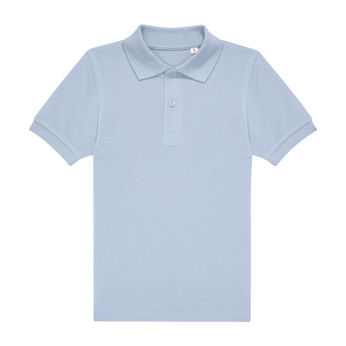 Vaikiški polo marškinėliai su spauda, Blush Blue